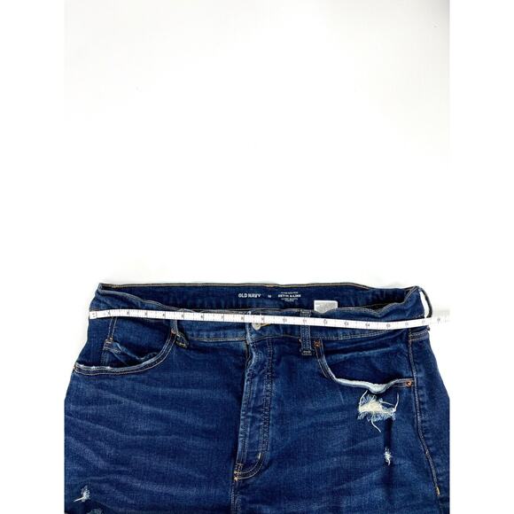 Old Navy Women's Sky In A Line Button Fly Denim Jean Shorts 16 - Picture 4 of 9